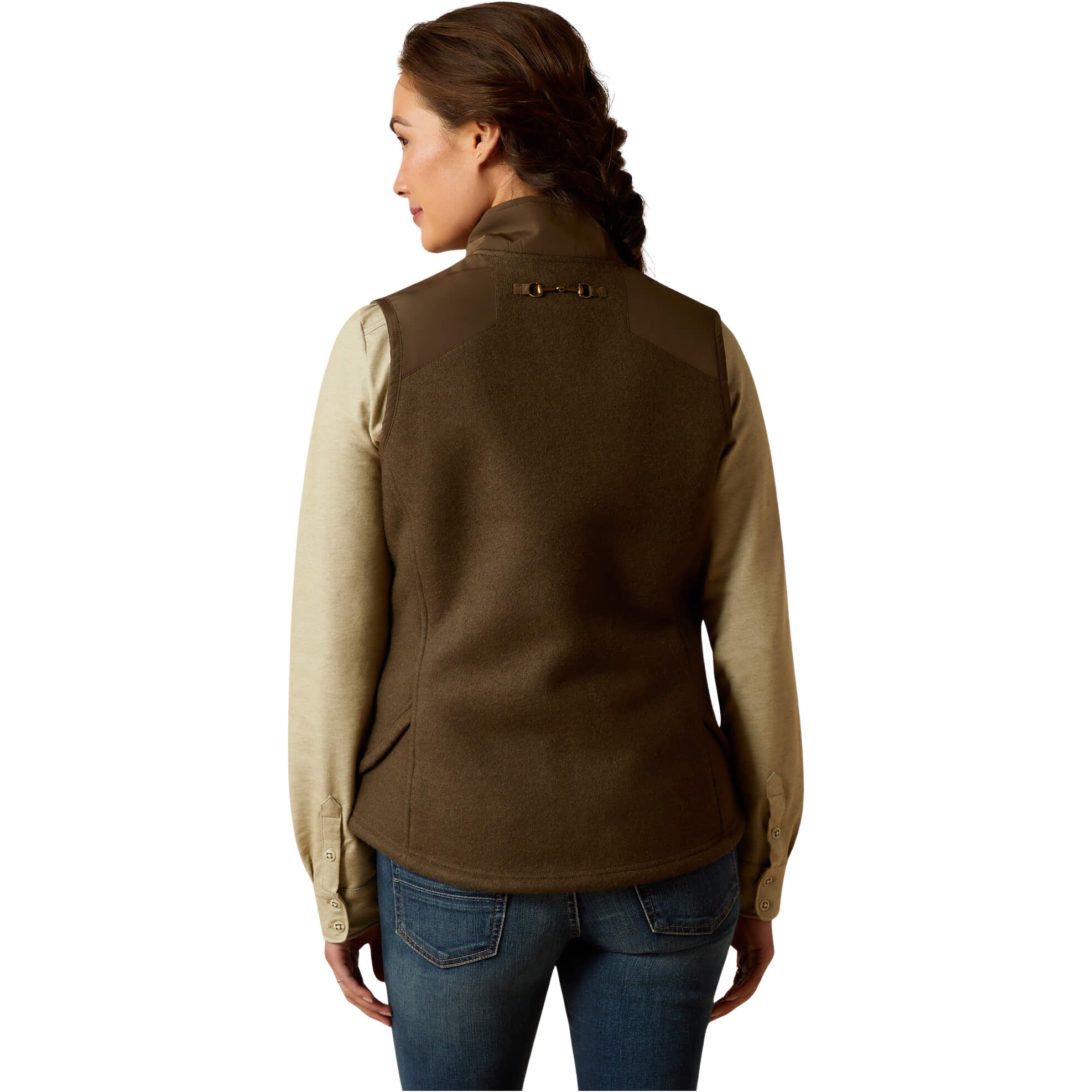 2026 Ariat Womens Millbrae Vest 10052751 - Earth